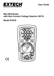 Bruksanvisning Extech EX330 Multimeter