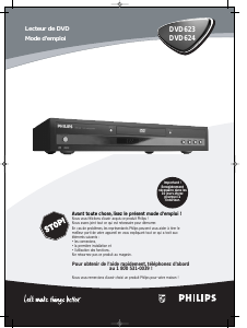 Mode d’emploi Philips DVD624AT Lecteur DVD