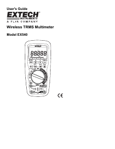 Bruksanvisning Extech EX540 Multimeter