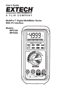 Bruksanvisning Extech MP510A Multimeter