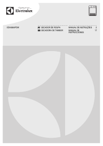 Manual Electrolux EDH3684PDW Máquina de secar roupa