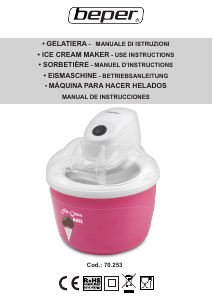 Manual Beper 70.253 Ice Cream Machine
