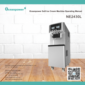 Handleiding Oceanpower NE2430L IJsmachine