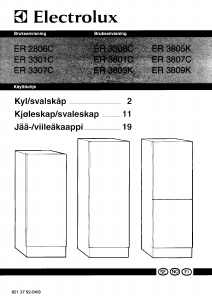 Brugsanvisning Electrolux ER3801C Køleskab