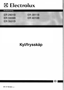 Bruksanvisning Electrolux ER3911B Kyl-frys