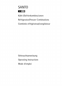 Mode d’emploi AEG S4288DTR7 Réfrigérateur combiné