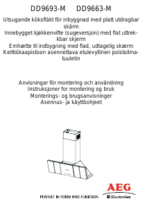 Bruksanvisning AEG DD9693-M Köksfläkt