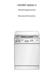 Bedienungsanleitung AEG FAV86050U-D Geschirrspüler