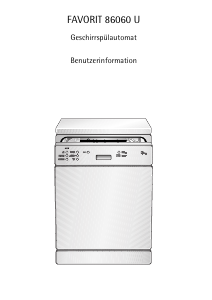 Bedienungsanleitung AEG FAV86060U-M Geschirrspüler