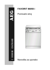 Priročnik AEG FAV86050I-A Pomivalni stroj