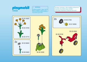 Handleiding Playmobil set 4458 Easter Paashaasjes eerste schooldag