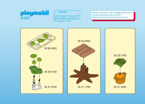 Handleiding Playmobil set 4459 Easter Paashaas natuurkundeles