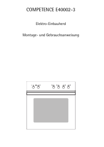 Bedienungsanleitung AEG E40002-3-M Herd