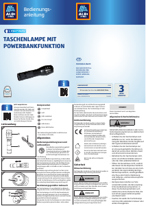 Bedienungsanleitung Lightway SL-5308E Taschenlampe