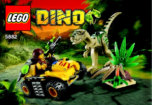 Mode d’emploi Lego set 5882 Dino L'embuscade du Coelophysis