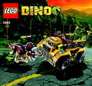 Mode d’emploi Lego set 5885 Dino Le piège du Tricératops