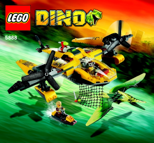 Manual Lego set 5888 Dino Ocean interceptor