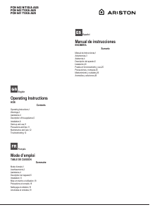 Handleiding Ariston PC 640 N T X AUS.1 Kookplaat