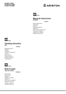Handleiding Ariston PC 640 T GH AUS Kookplaat