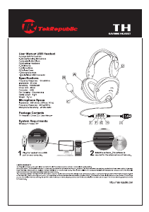 Bruksanvisning Tek Republic TH Headset