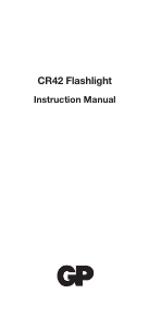 Handleiding GP CR42 Zaklamp