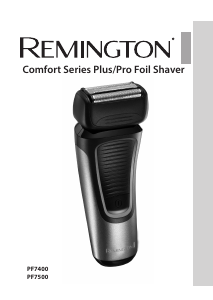 Mode d’emploi Remington PF7400 Comfort Rasoir électrique
