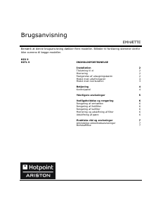 Brugsanvisning Hotpoint-Ariston HZTL 9 IX Emhætte
