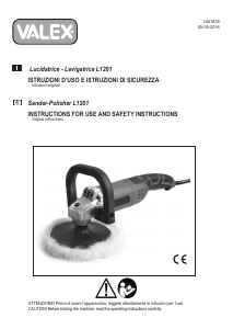 Handleiding Valex L1201 Polijstmachine