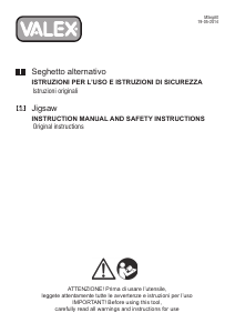 Manuale Valex S2000EPQ Seghetto alternativo