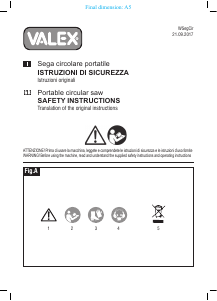 Handleiding Valex SC161 Cirkelzaag