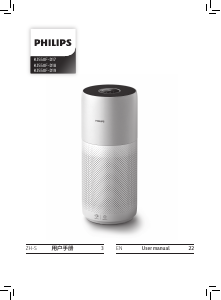 Manual Philips KJ550F-D19 Air Purifier