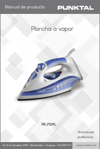 Manual de uso Punktal PK-710PL Plancha