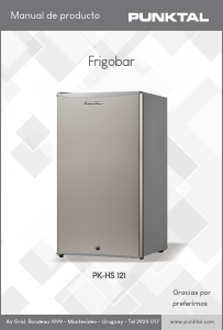 Manual de uso Punktal PK-HS121 Refrigerador