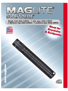 Manual Maglite Solitaire Flashlight