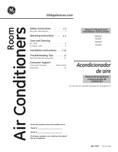 Handleiding GE AEW08LVL1 Airconditioner