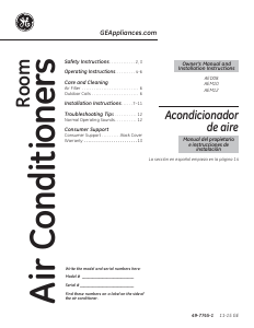 Handleiding GE AEM12AVH1 Airconditioner