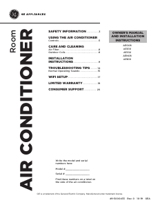 Handleiding GE AEN08LZL1 Airconditioner