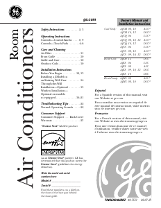 Mode d’emploi GE AJCS10ACCM2 Climatiseur
