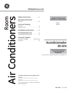 Manual GE AEL05LVL1 Air Conditioner