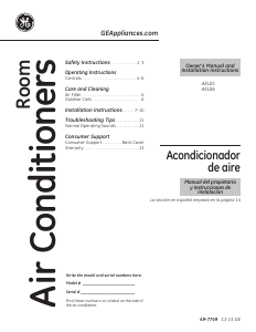 Handleiding GE AEL05LVL1 Airconditioner