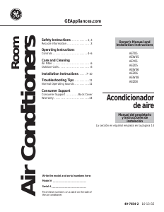 Manual GE AEW05LXL1 Air Conditioner