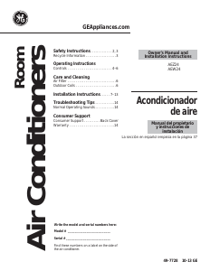 Handleiding GE AEW24DSL1 Airconditioner