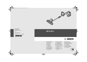 Manual de uso Bosch ART 30-36 Li Cortabordes