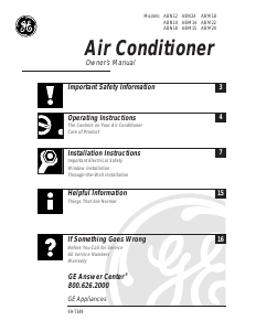 Handleiding GE ABM15DAM1 Airconditioner