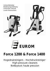 Mode d’emploi Eurom Force 1200 Nettoyeur haute pression