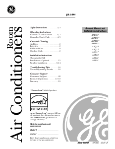 Manual GE ASQ14AKS1 Air Conditioner