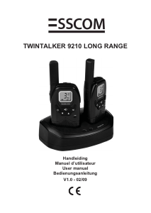 Mode d’emploi Esscom Twintalker 9210 Talkie-walkie