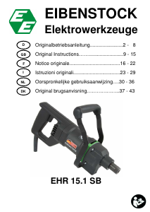 Brugsanvisning Eibenstock EHR 15.1 SB Cementblander