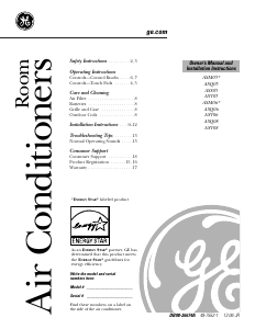 Manual GE ASQ08FKS1 Air Conditioner
