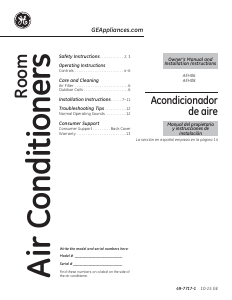 Handleiding GE AEH06LVQ1 Airconditioner